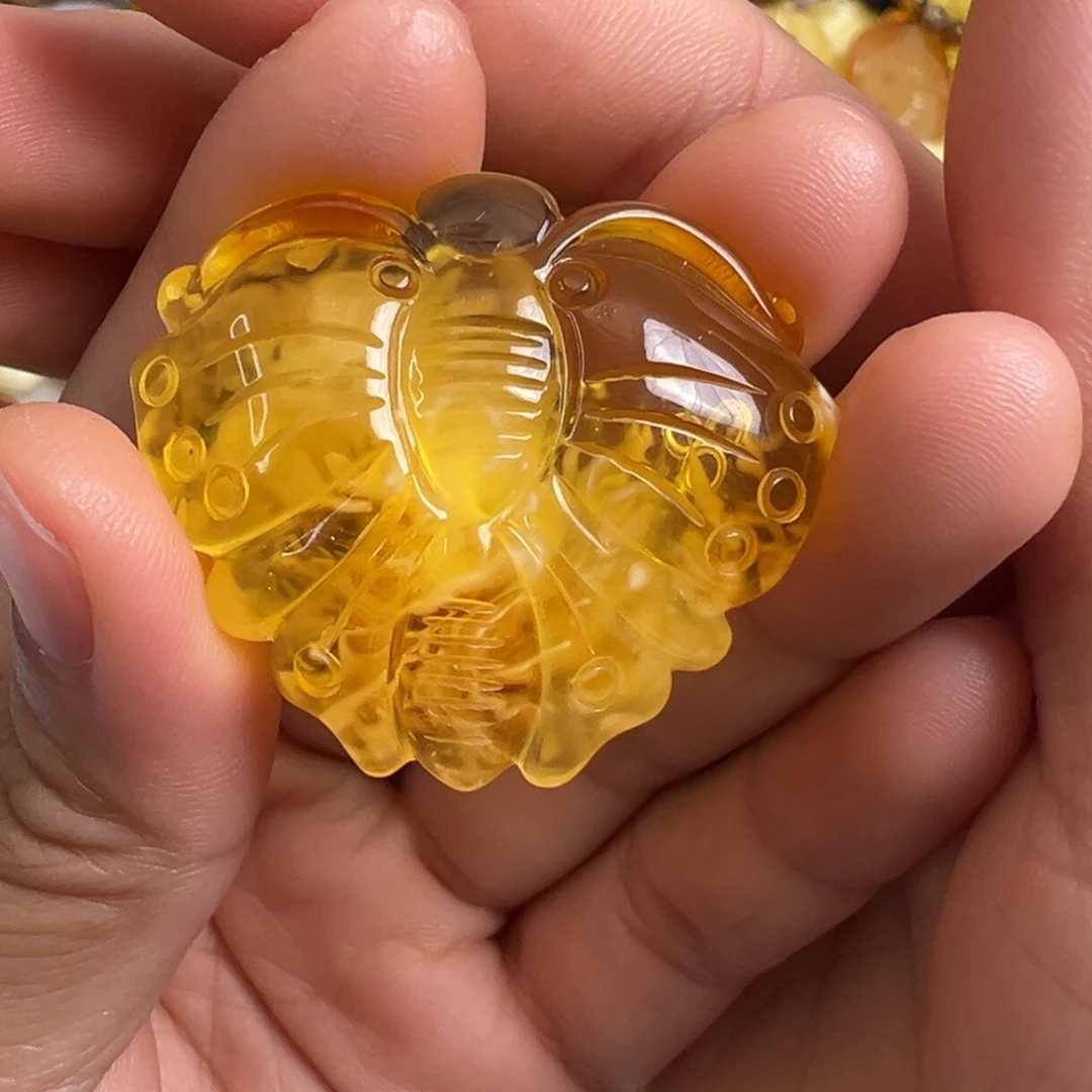 蜜蜡未镶嵌裸石琥珀