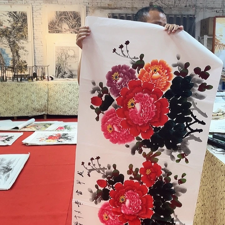 国画手绘国画作品