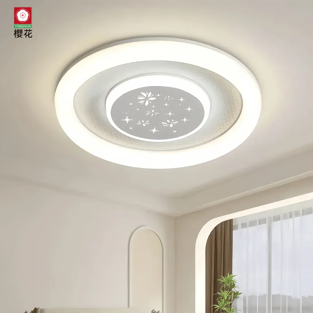 福袋【櫻花照明】吸顶灯卧室灯现代简约客厅灯新款儿童房间中山灯具