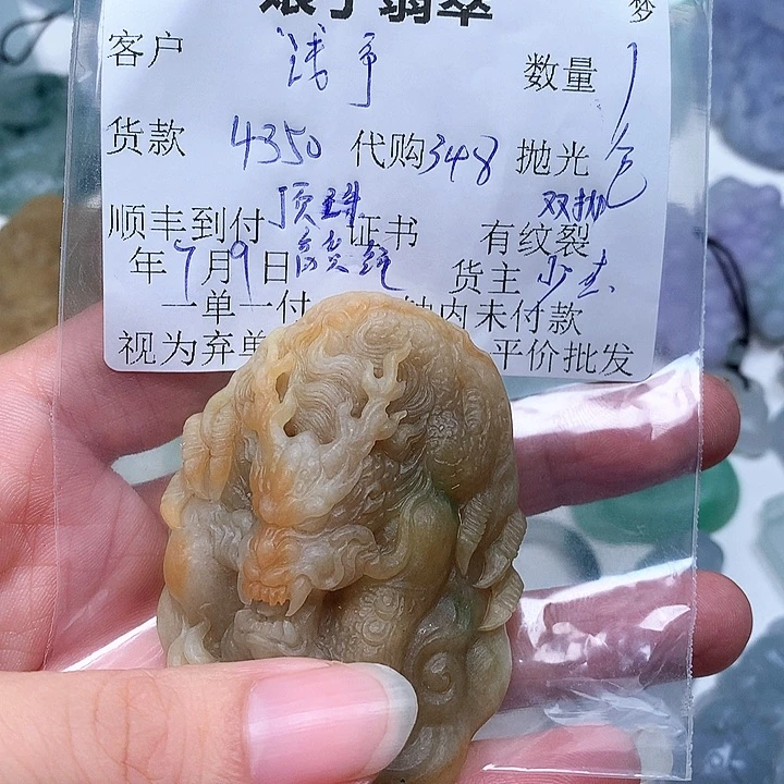 翡翠未镶嵌颈饰༺****?