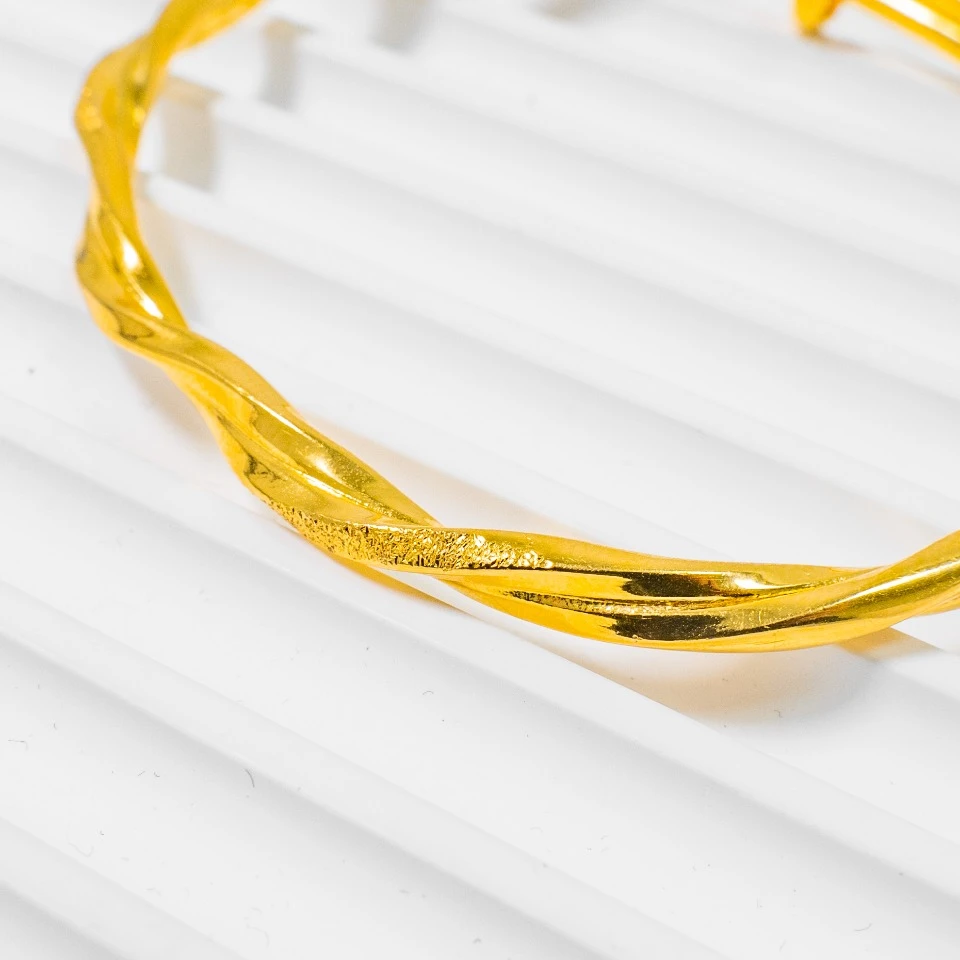 足银手镯  莫比乌斯推拉手镯 约20g精美 传承 古法 美观 大气