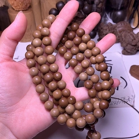 檀香木手串/手链檀香1.0/108多圈顺纹