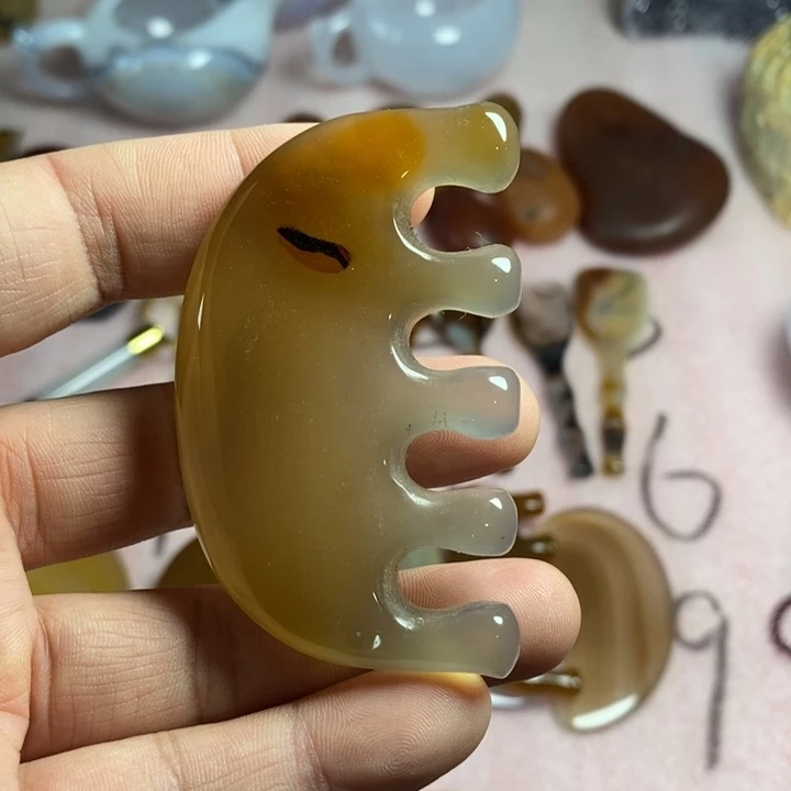 未镶嵌玛瑙/玉髓珠宝奇石