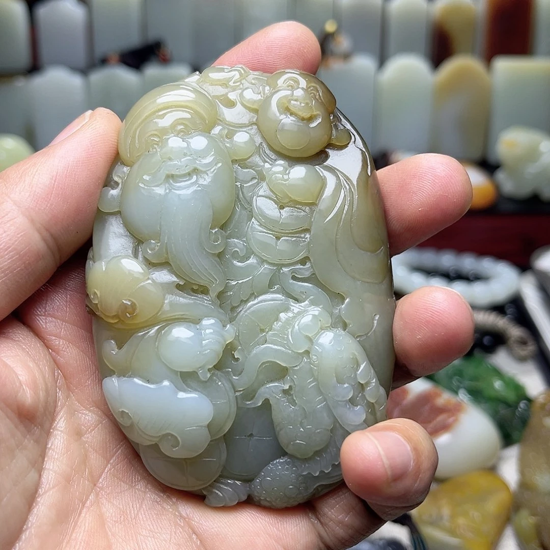 和田玉把件未镶嵌