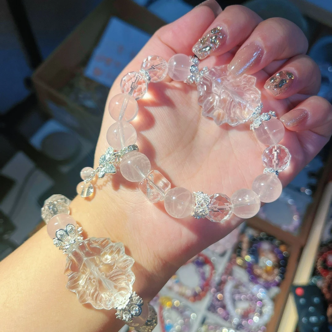 天然水晶手串DIY（直播间看款下单备注手围）