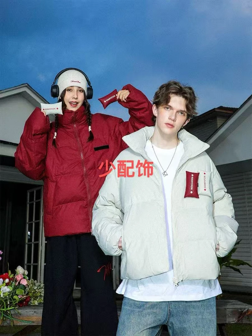 A21-3两色”无配饰”皮棉服外套（7785）