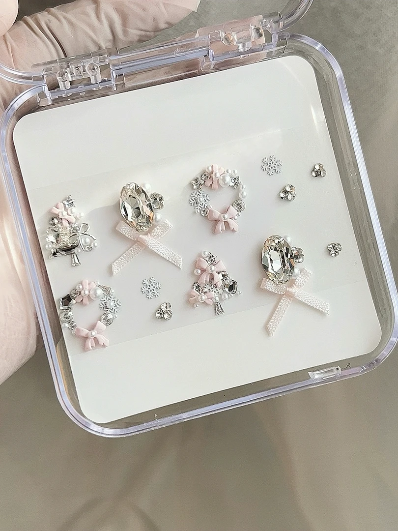 B024号美甲钻材料包正品东洲美甲套装组合精致超闪指甲钻锆石钻