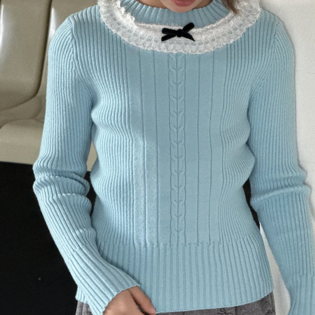 1207儿童花边针织衫