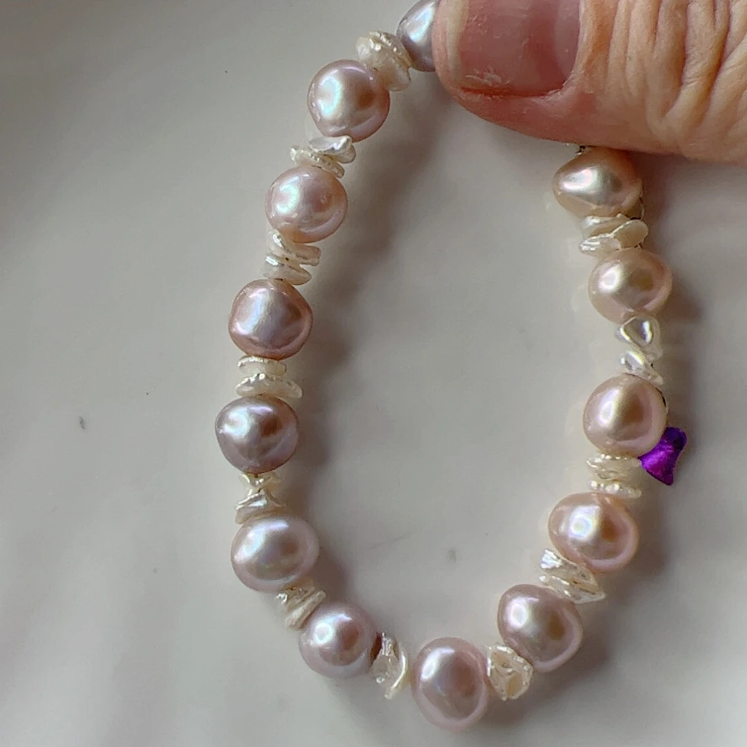 淡水珍珠合金手绳579