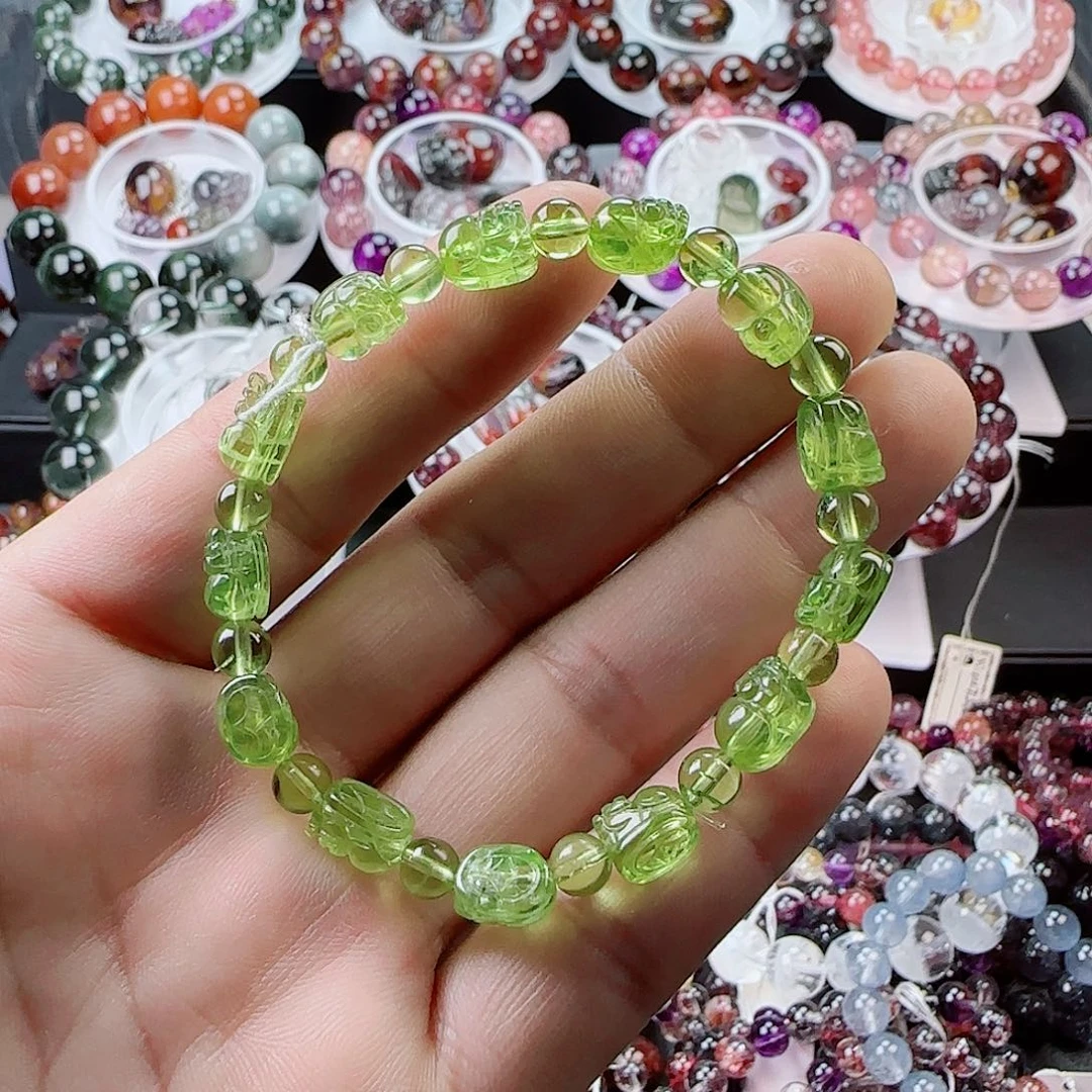 橄榄石手链未镶嵌橄榄石