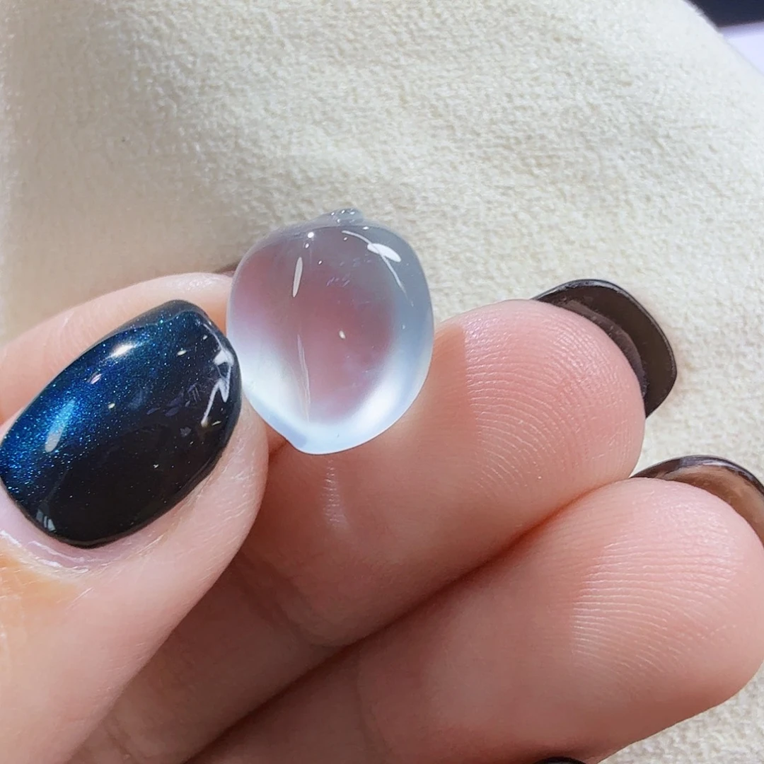 翡翠未镶嵌颈饰超钢桃子