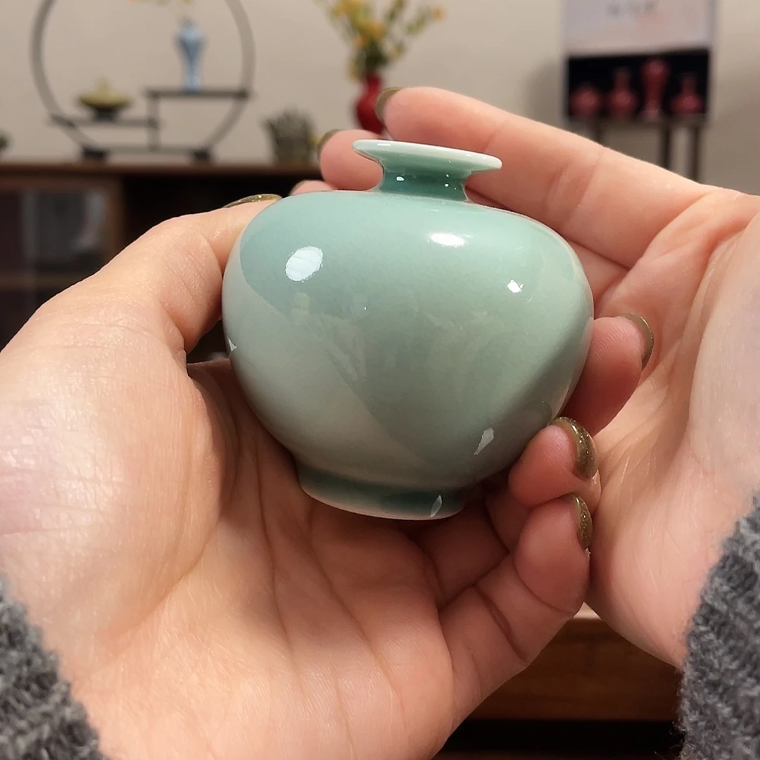 瓷片陶瓷艺术小花瓶