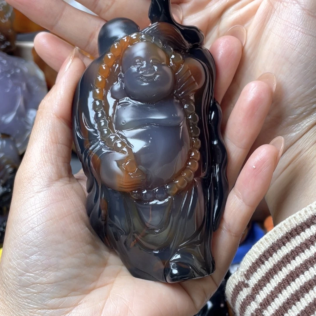 玛瑙/玉髓未镶嵌玛瑙稳**山