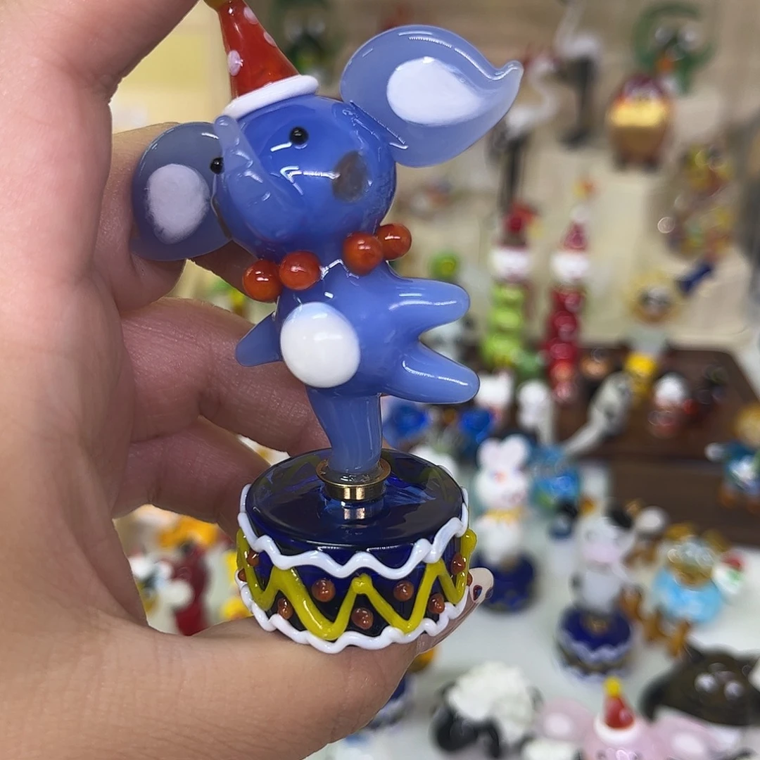 琉璃手工艺品转转大象