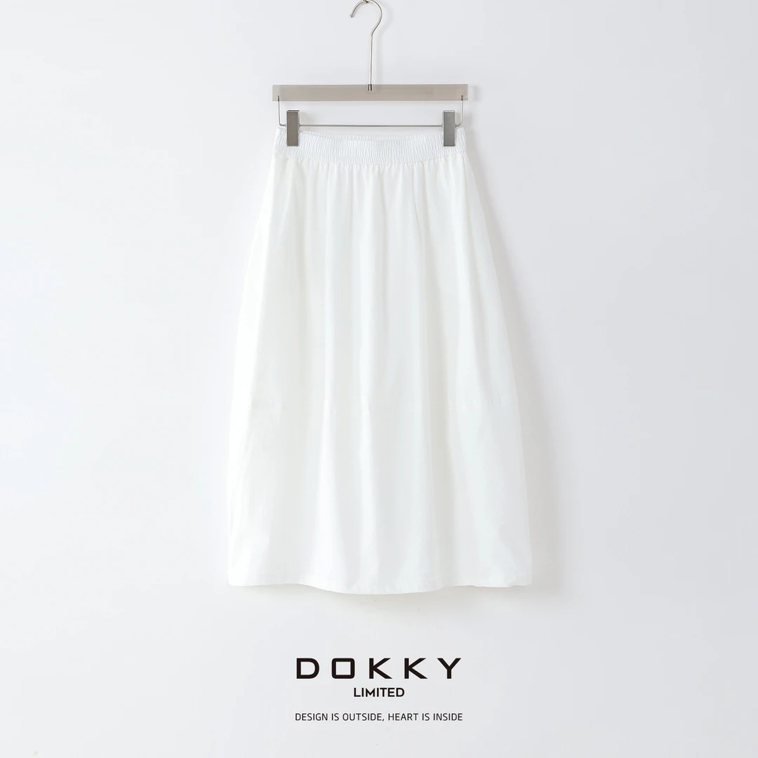 Dokky「极简氧气裙.紫标」UPF50+.防晒透气花苞裙LB0186