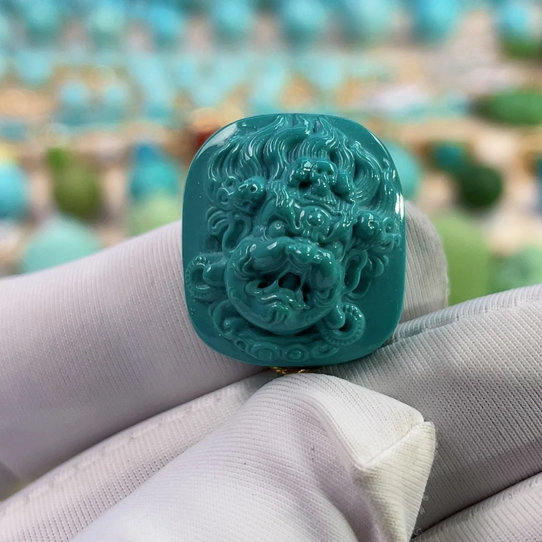 未镶嵌绿松石珠宝奇石