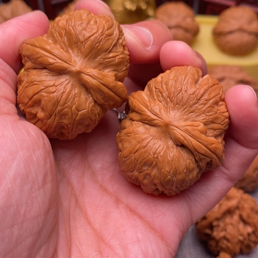 文玩核桃把件毕业全品平谷元宝42尺