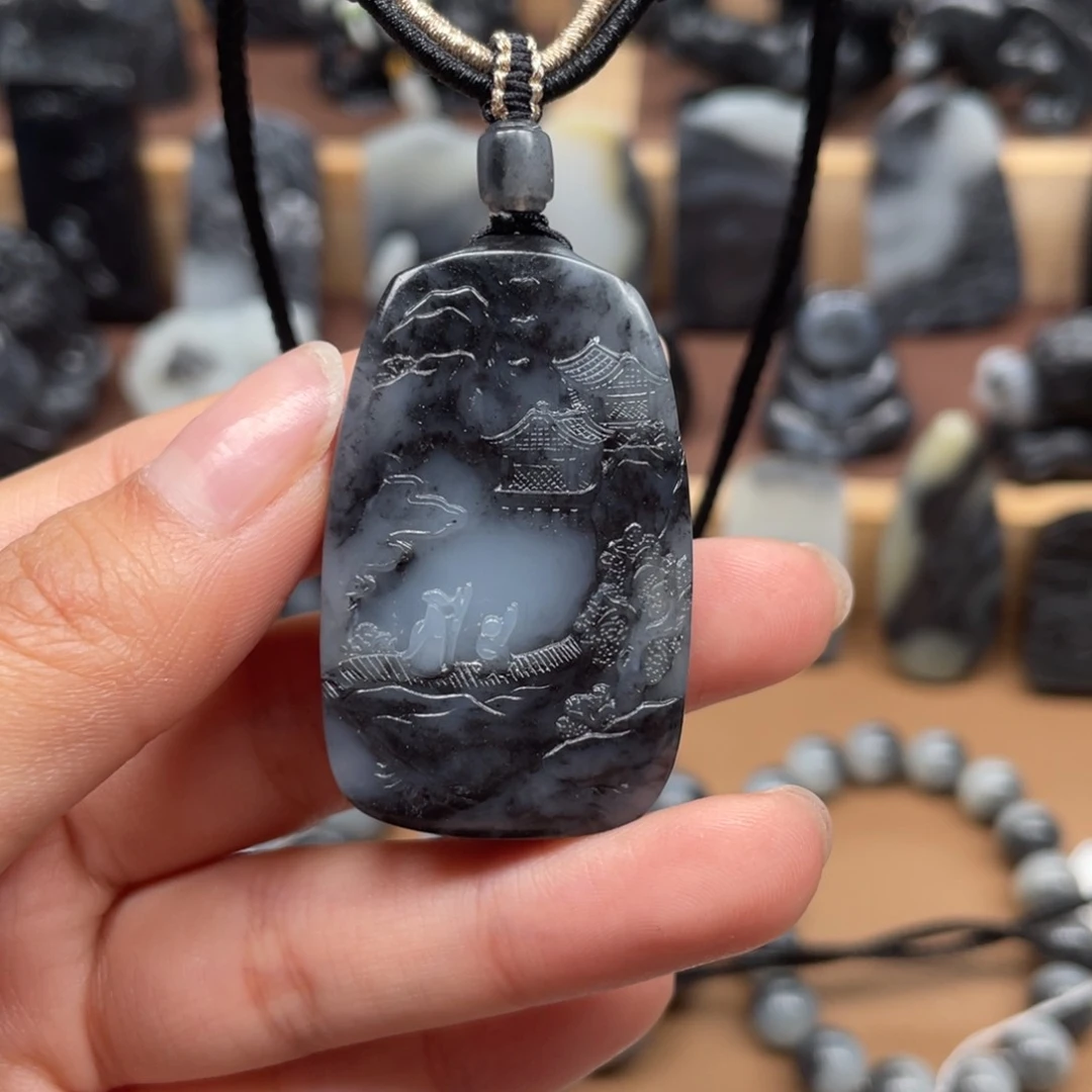 和田玉颈饰未镶嵌