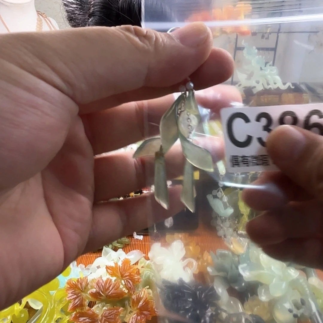 南***‖合金蛇纹石玉发饰