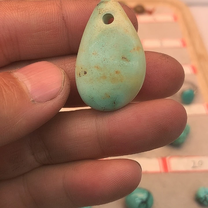 绿松石未镶嵌吊坠(不含链)