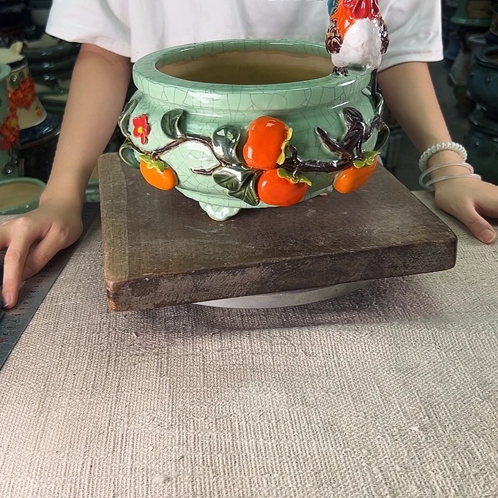 泳坤堂石湾盆陶瓷