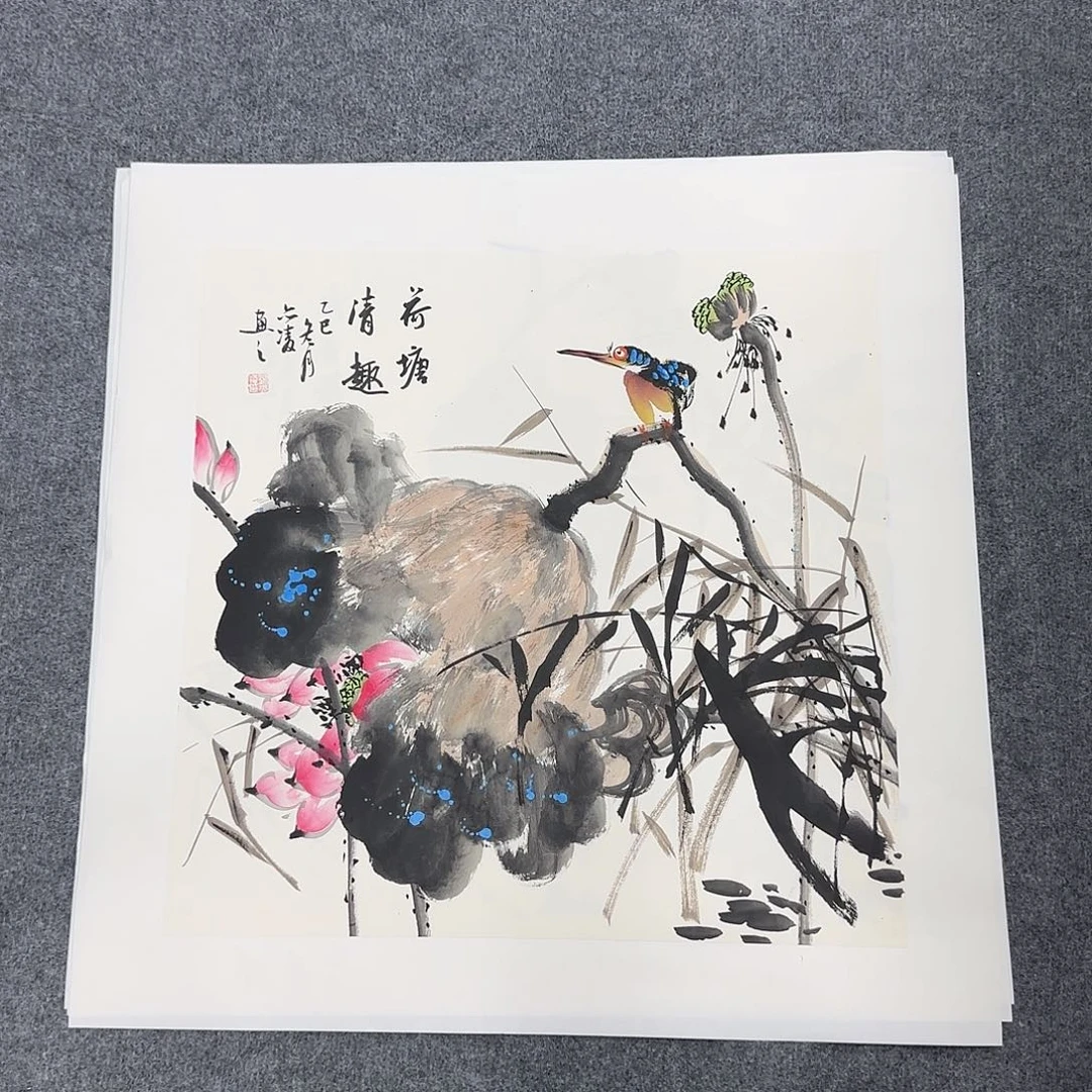 国画50*50纯手绘刘亦凌
