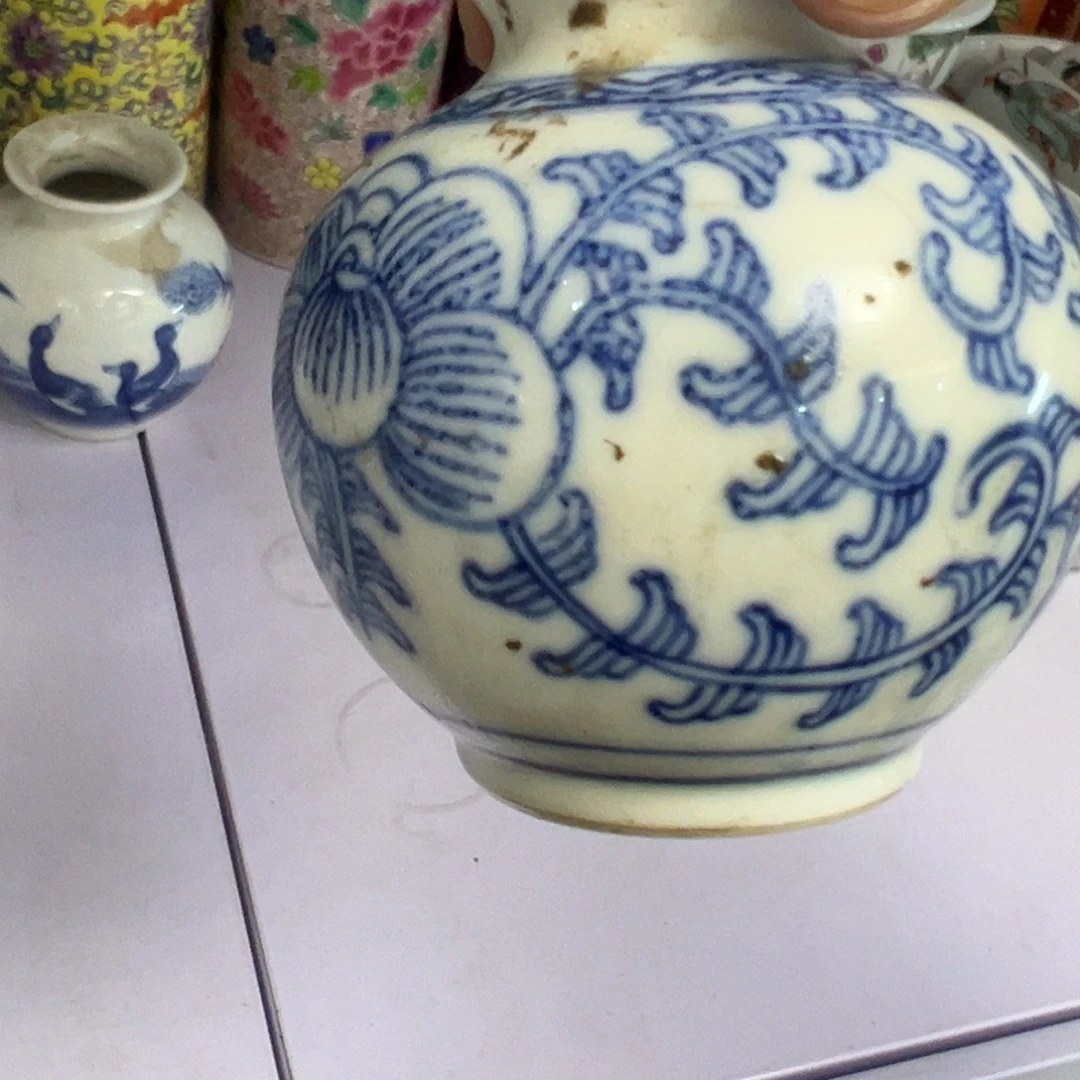 壶***满瓷片瓷器摆件：茶室雅器