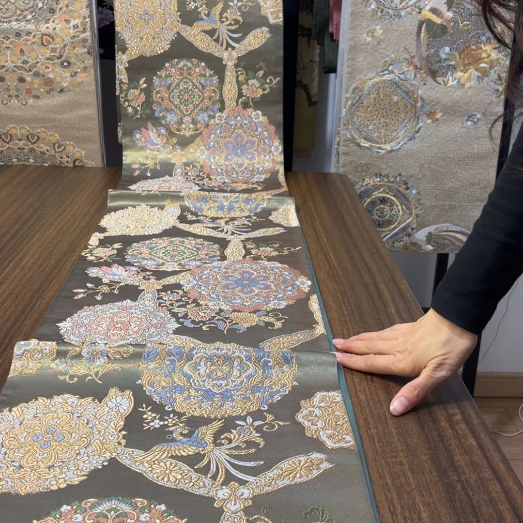 织绣31 唐锦西阵织桌旗