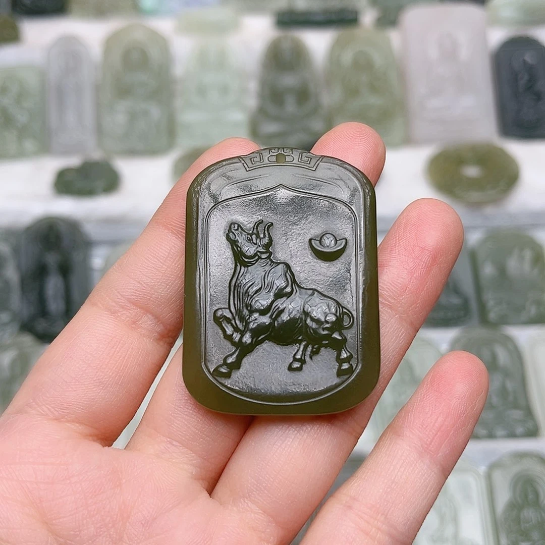 和田玉未镶嵌颈饰那***你