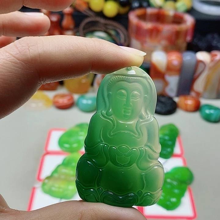 未镶嵌吊坠(不含链)玛瑙/玉髓石**秀