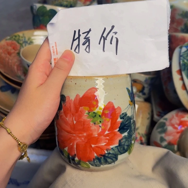 瓷片景德镇陶瓷手工手绘