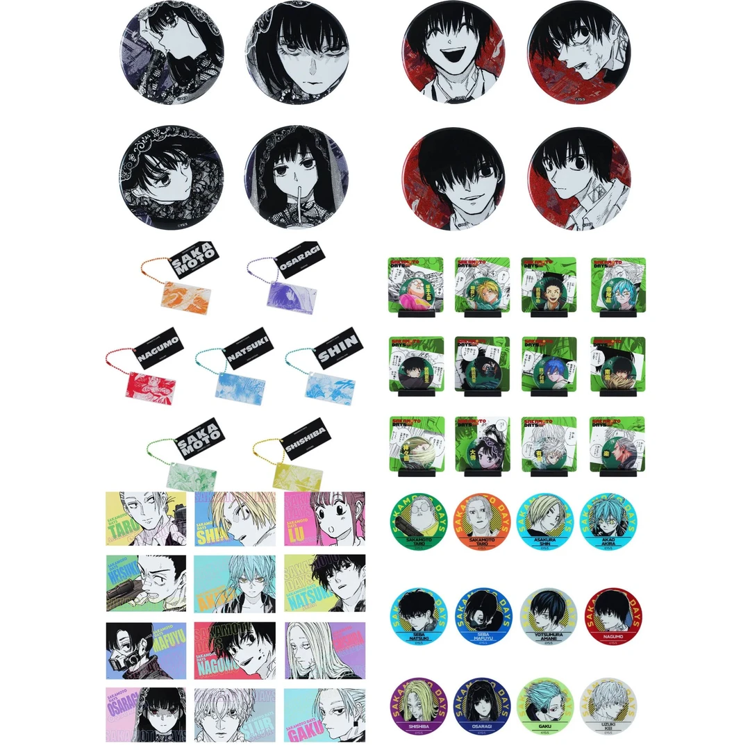 坂本日常JS版本商店2025艺术卡冰箱贴挂件名场面立牌