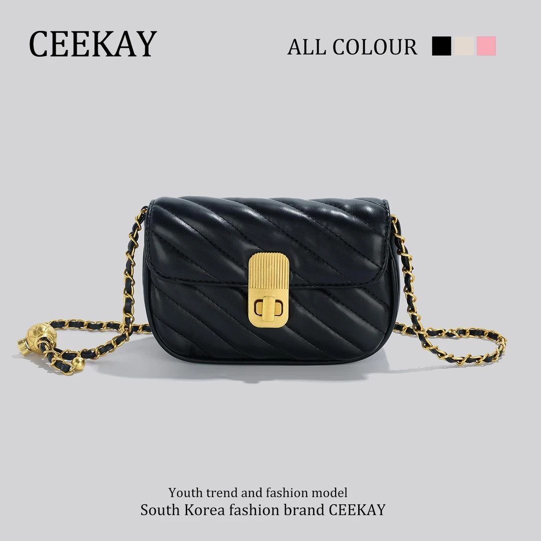 CEEKAY正品迷你链条包高级感今年流行小包包女2025新款单肩斜挎包