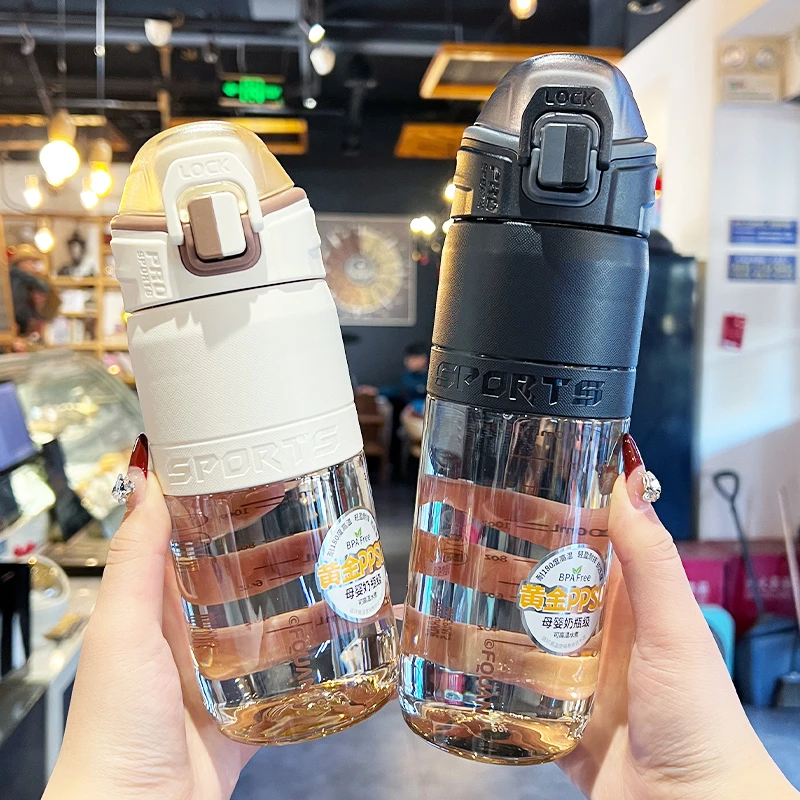 大容量运动水杯男生ppsu塑料水壶学生带茶隔户外便携耐高温直饮杯