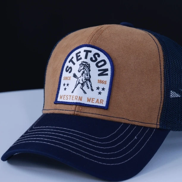 烈马美式复古斯坦森棒球帽四季网帽新款25年米兰配色男女同款