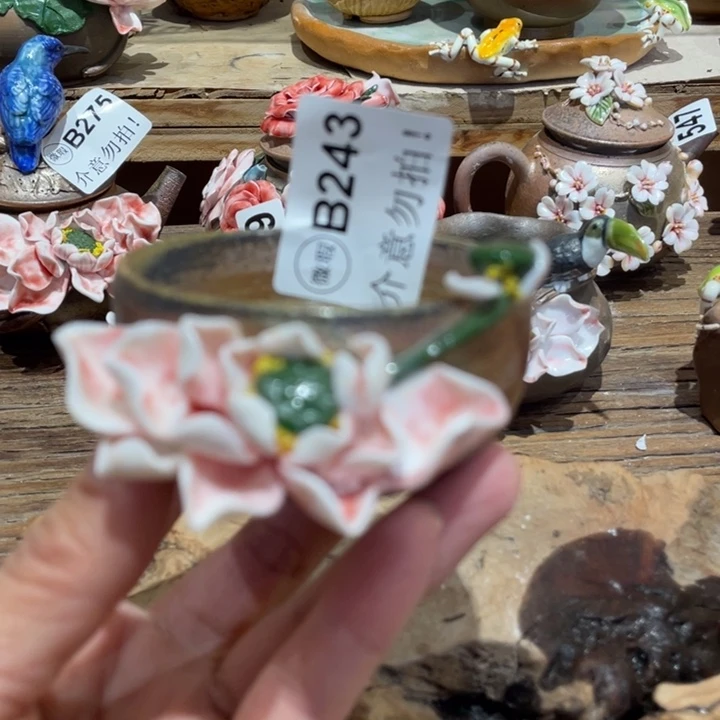 手工制作陶瓷茶具茶杯