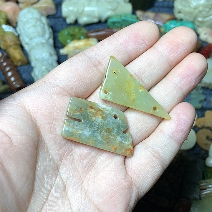 和田玉未镶嵌颈饰25