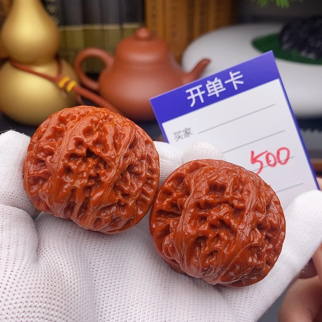 把件文玩核桃46粗筋500