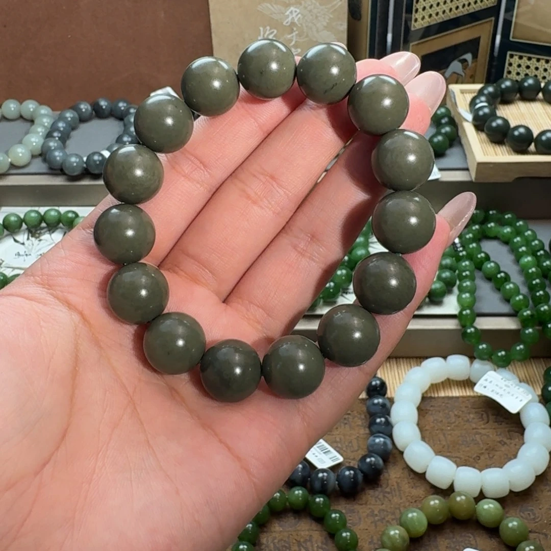 和田玉未镶嵌手链