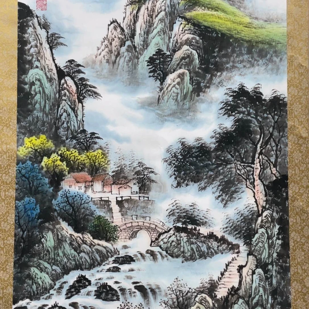 国画老师手笔手绘作品y