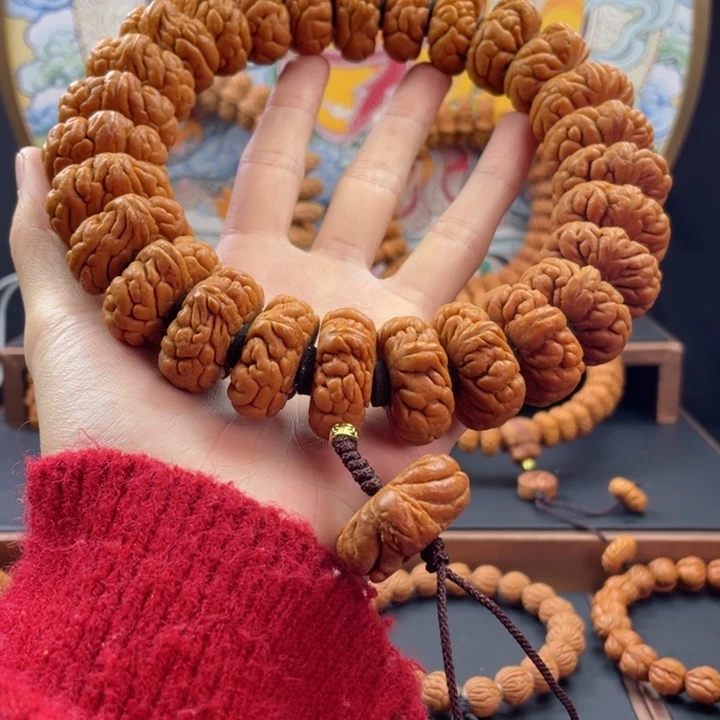 桃核手串他**神龙纹桃核矮霸