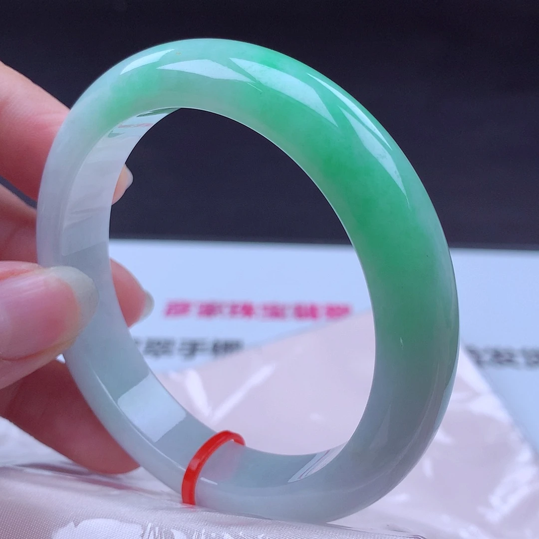 翡翠未镶嵌手镯手镯001390