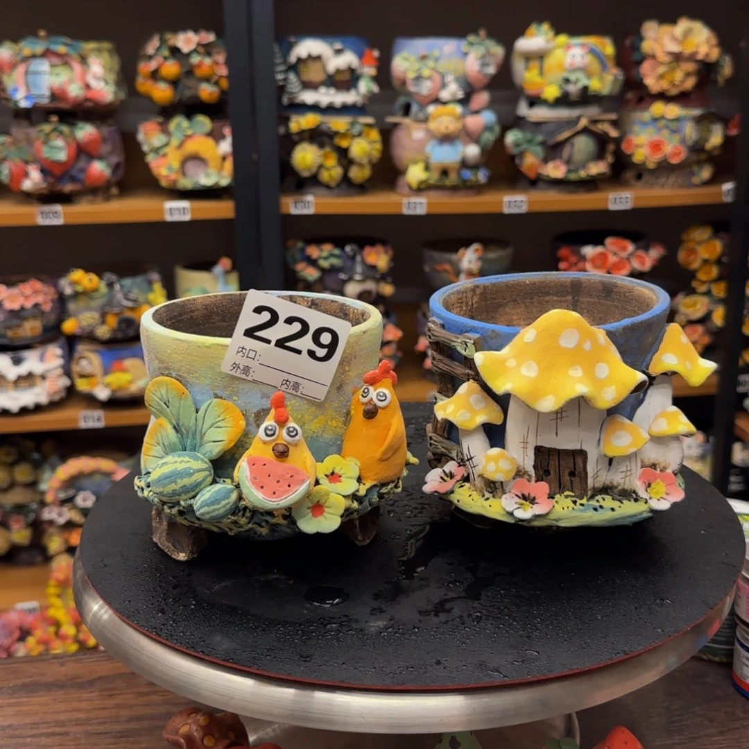 【闪购商品】粗陶手捏