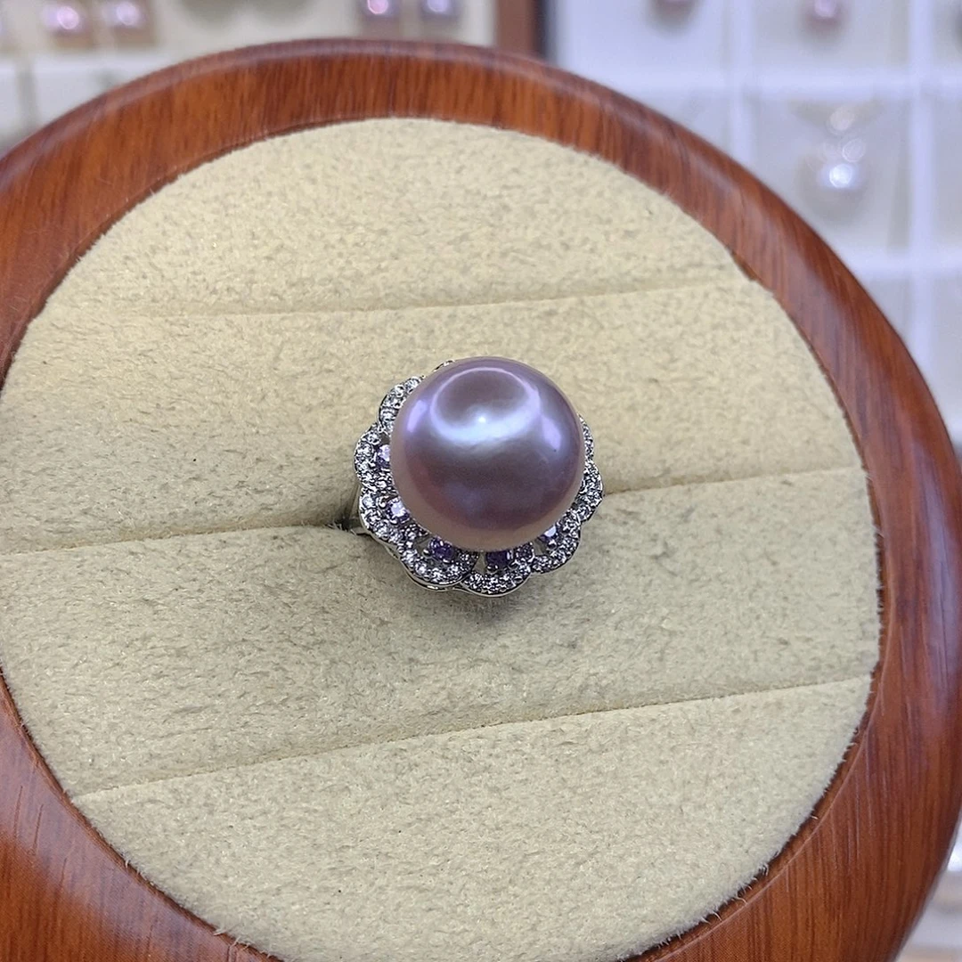 淡水珍珠合金戒指F