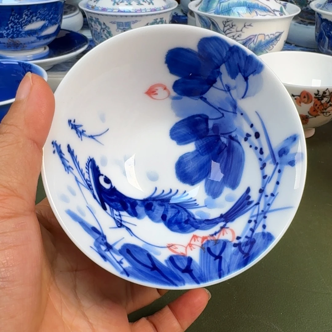 陶景德镇纯手绘茶具圆圆221