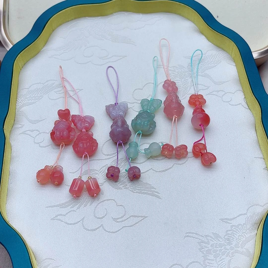 玛瑙/玉髓手链未镶嵌ღ***亿盐源9