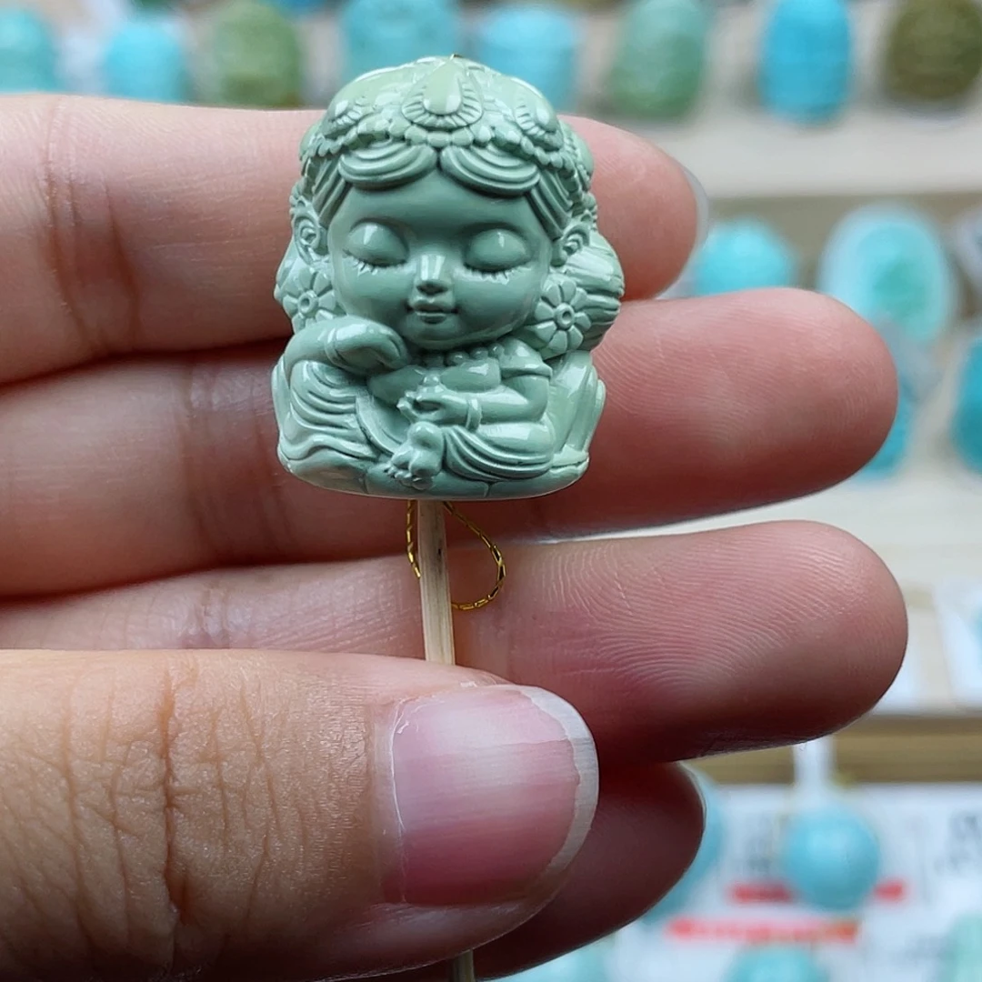 未镶嵌绿松石珠宝奇石