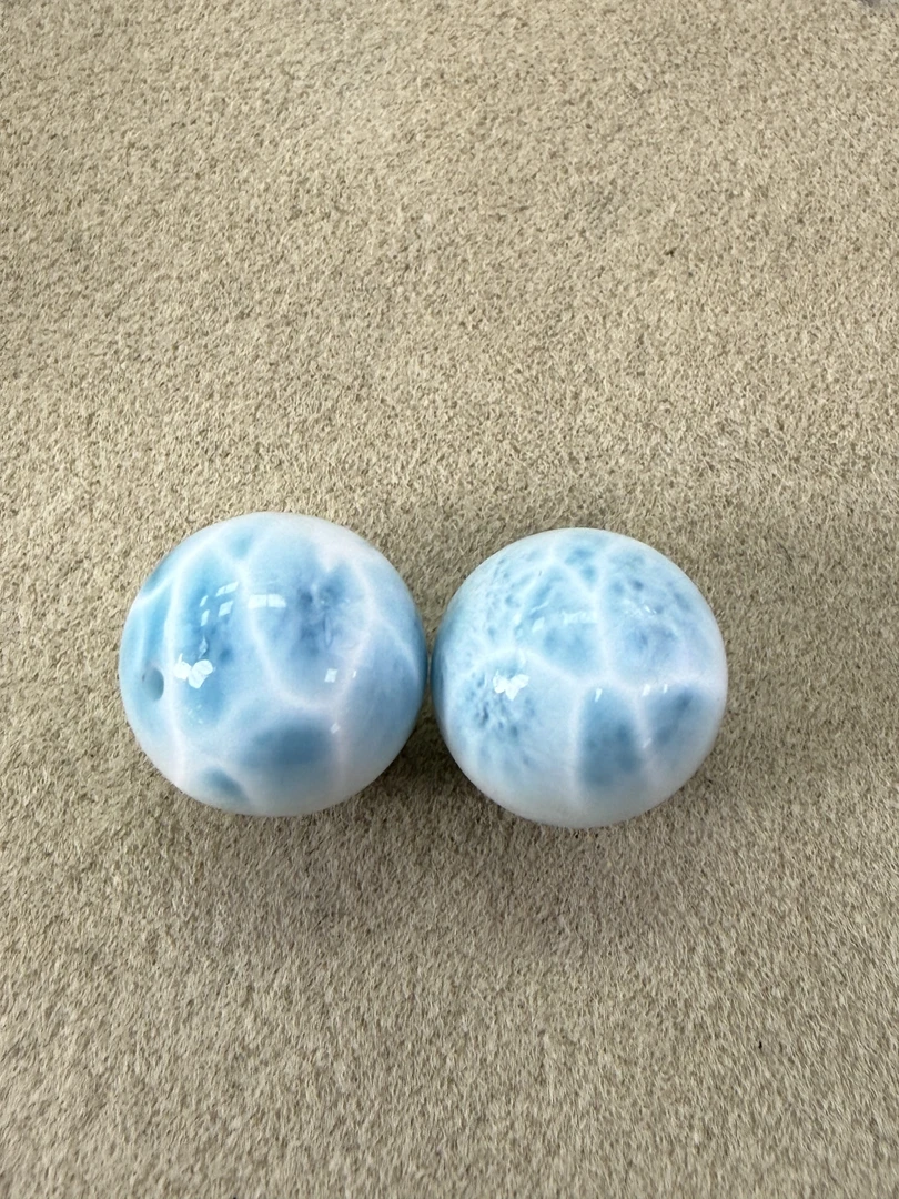天花板玉化龟背纹海纹石单珠8-14mm （多样性发其一）FX-7471