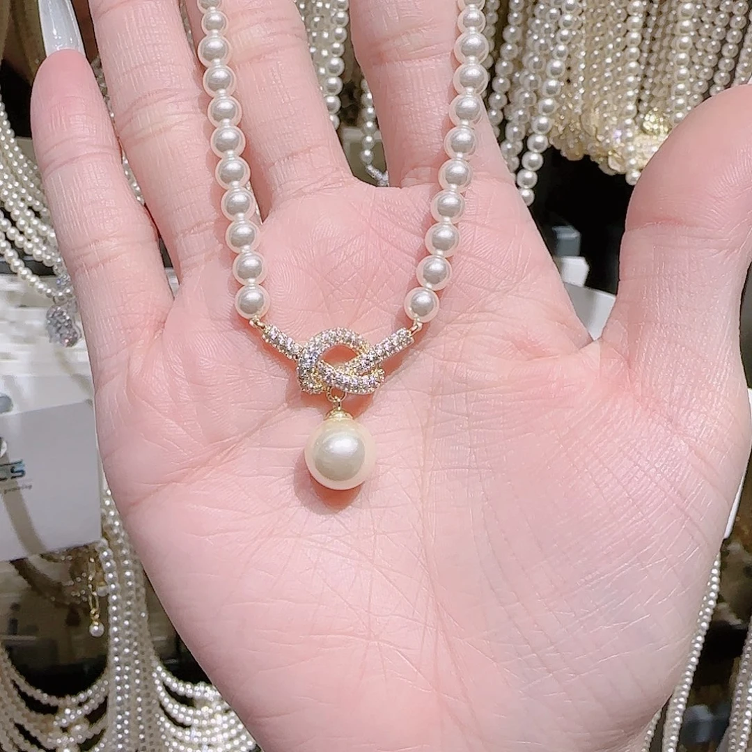 锆石铜合金925银项链