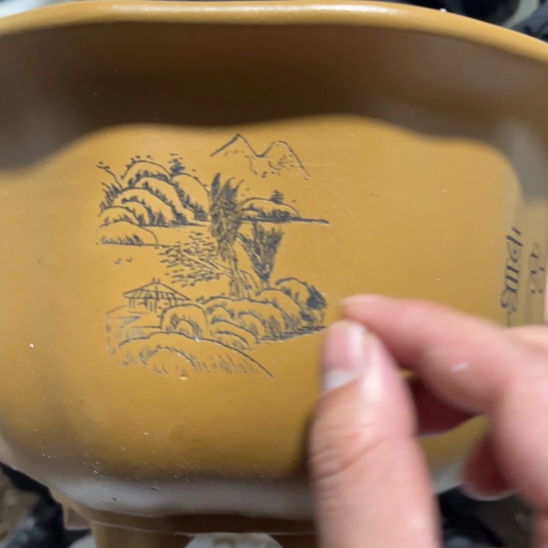 紫砂花盆瑕疵是不需要